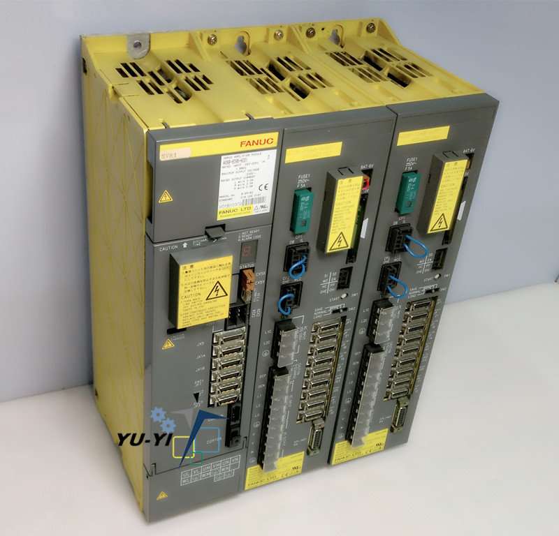 FANUC SERVO AMPLIFIER MODULE A068 6096 H301 A02B 0168 B052 fanuc-servo-amplifier-module-a068-6096-h301-a02b-0168-b052